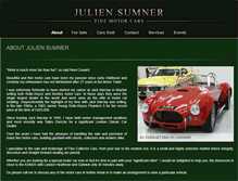 Tablet Screenshot of juliensumner.com